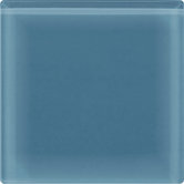 Glass 4" x 4" Insert Tile in Navy