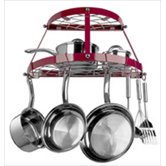 2 Shelf Wall Mount Pot Rack