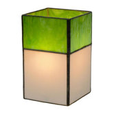 Modern Tiffany Square Table Lamp