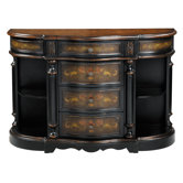 4 Drawer Demilune Chest