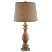 Urban Natural Turned Post Table Lamp