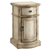 Casually Chic Hand Painted 1 Drawer Chairside Chest