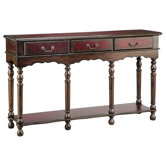 Painted Treasures Casually Chic Console Table