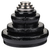 Natural Elements 8 Piece Traditional Cast Iron Imperial Stacking Weights Set