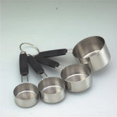 Professional Stainless Steel Four Piece Measuring Cup Set