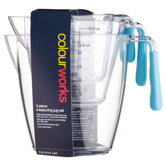 Colourworks Three Piece Measuring Jug Set in Blue
