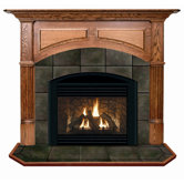 Deluxe Geneva Flush Fireplace Mantel