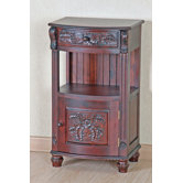 Carved Wood Furniture Telephone Table