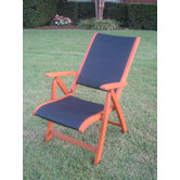 Williams Five-Position Folding Patio Lounge Chair (Set of 2)