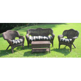 Monaco 4 Piece Lounge Seating Group
