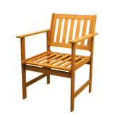 Patio Dining Arm Chairs (Set of 2)