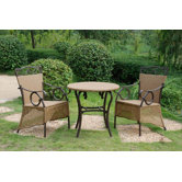 Valencia 3 Piece Skirted Bistro Set
