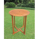 Royal Tahiti Bar Height Round Patio Dining Table
