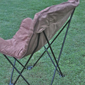 Caravan Butterfly Folding Dining Fabric Side Chair