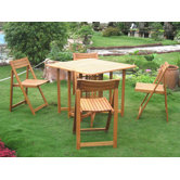Royal Tahiti Galveston 5 Piece Dining Set