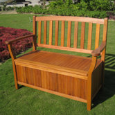 Royal Tahiti Hardwood Storage Bench