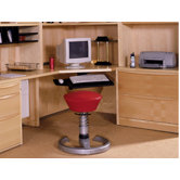Height Adjustable Stool with Spine Stabilization
