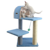 30" Classic Cat Tree in Sky Blue