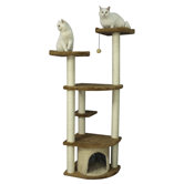 64" Cat Tree in Brown