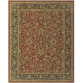 Mughal Red/Black Rug