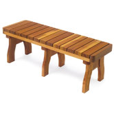 Redwood Picnic Bench