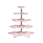 5 Tier Pink Cupcake Stand