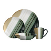 16 Piece Monsoon Dinner Set in Green