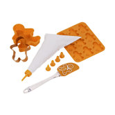 5 Piece Gingerbread Man Childrens Baking Set