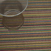 Skinny Stripe Shag Mat