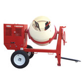 9 Cubic Foot Honda GX - 240 Poly Drum Concrete Mixer