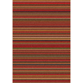 Modern Times Canyon Dark Red Rug