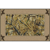Realtree Wetlands Solid Border Novelty Rug