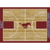NCAA Court Novelty Rug