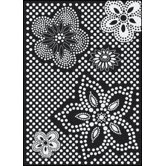 Black & White Eyelet Mod Rug