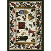 Spring Seasonal Feathered Friends Novelty Rug