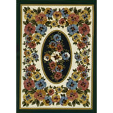 Spring Seasonal Garden View Sunrise Rug