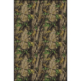 Realtree Hardwood Solid Camo Novelty Rug