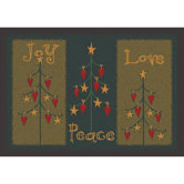 Winter Seasonal Folktree Winter Novelty Rug