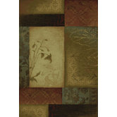 Hudson Beige/Green/Red Rug