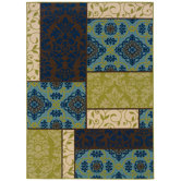 Caspian Brown/Blue/Green Rug