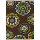 Caspian Brown/Green Rug