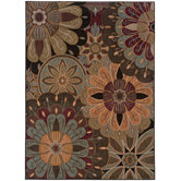 Palermo Brown Multi Rug