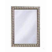 Pharaoh Wall Mirror in Silver Leaf