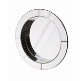 Angela Round Box Framed Wall Mirror