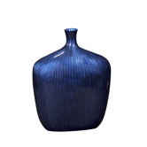 Small Sleek Vase in Cobalt Blue