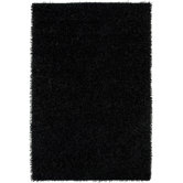 Kempton Shag Black Rug
