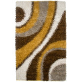 Kempton Shag Yellow Rug