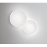 Puck Wall Sconce in White Lacquered