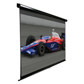 MaxWhite Manual Series Home Cinema Manual Pull Down Screen - 135" Diagonal in Black Case