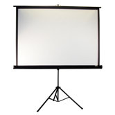 Tripod Pro Portable MaxWhite 119" Projection Screen in Black Case